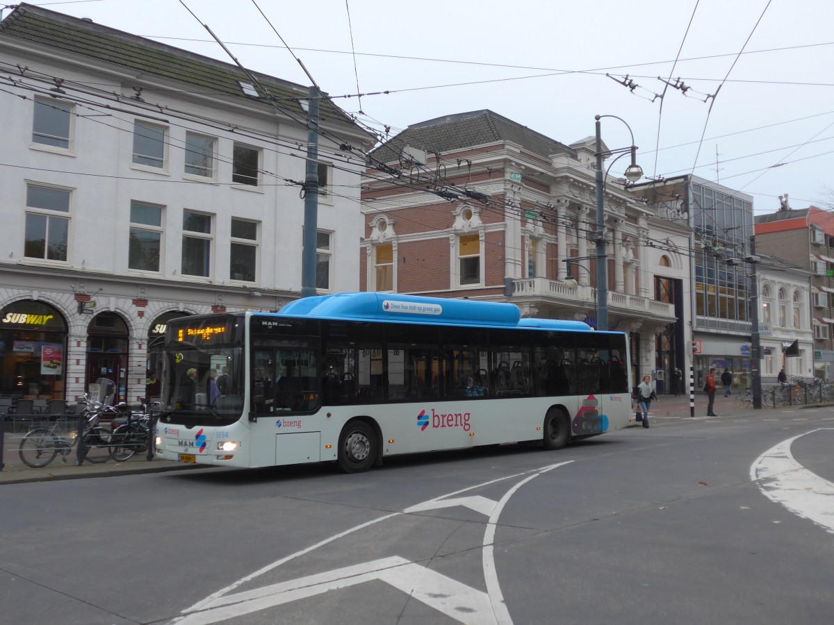 (157'052) - Breng, Ijsselmuiden - Nr. 5334/08-BBH-7 - MAN am 20. November 2014 in Arnhem, Willemsplein