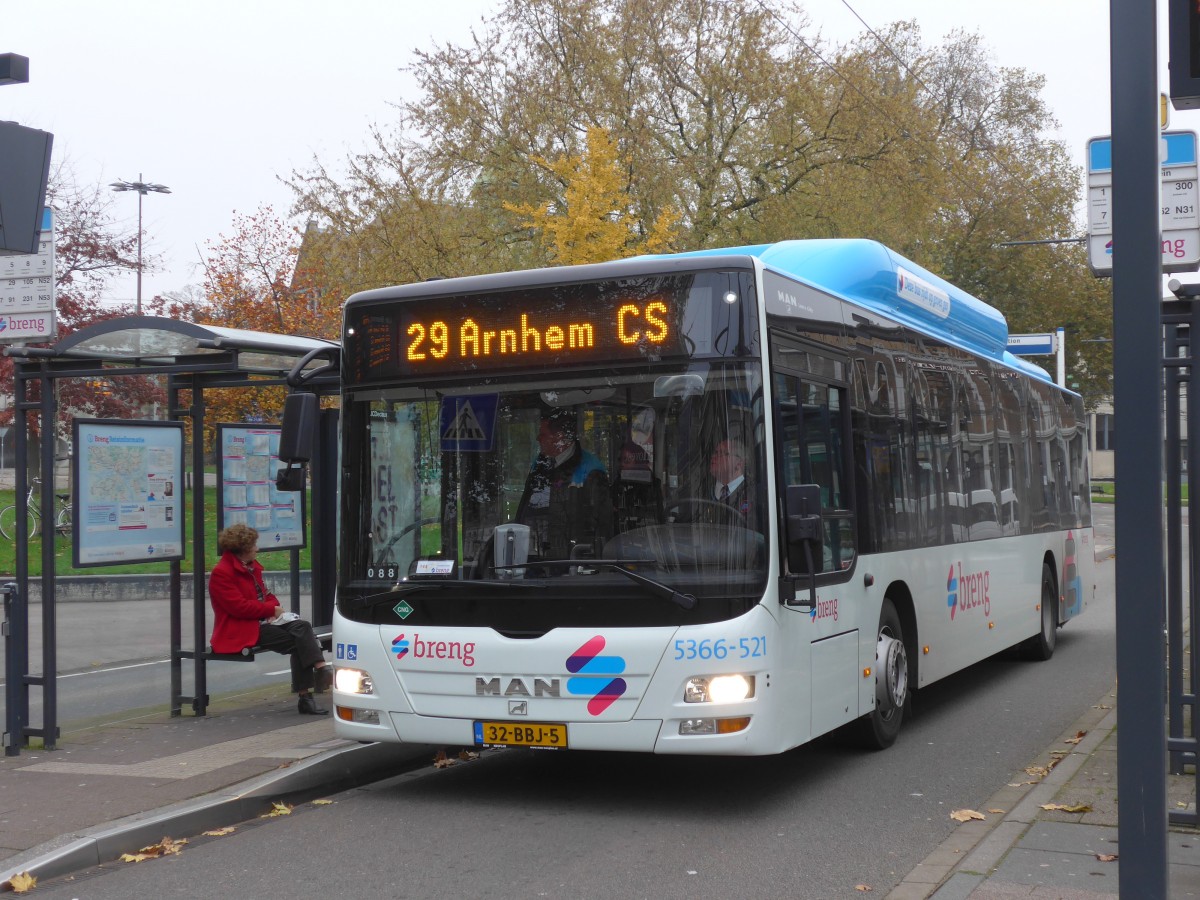 (157'053) - Breng, Ijsselmuiden - Nr. 5366-521/32-BBJ-5 - MAN am 20. November 2014 in Arnhem, Willemsplein