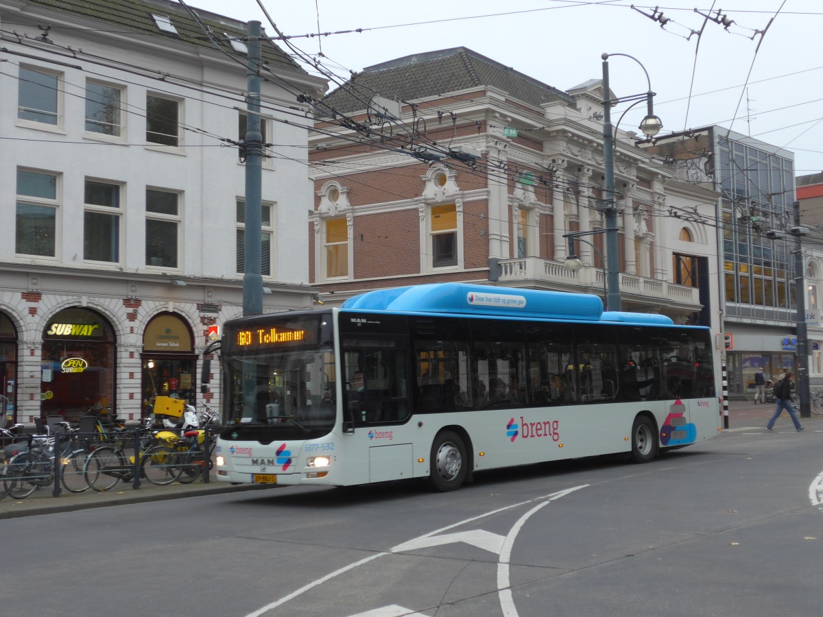 (157'054) - Breng, Ijsselmuiden - Nr. 5377-532/29-BBJ-5 - MAN am 20. November 2014 in Arnhem, Willemsplein