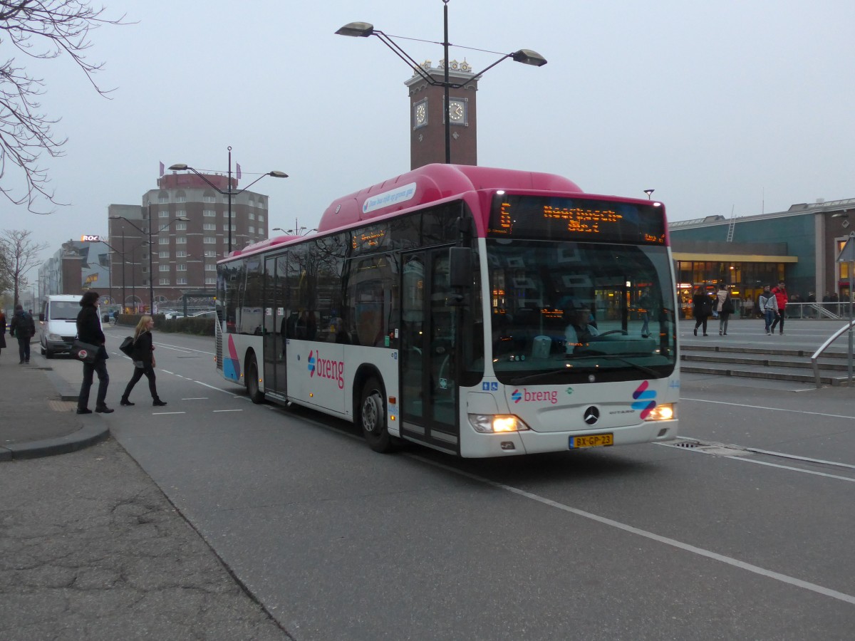 (157'091) - Breng, Ijsselmuiden - Nr. 4486/BX-GP-23 - MAN am 20. November 2014 beim Bahnhof Nijmegen