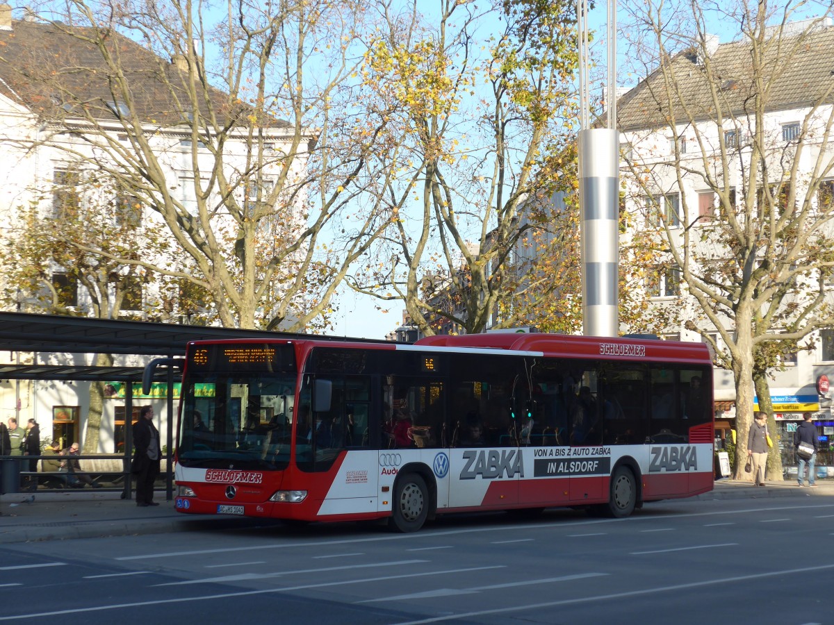 (157'210) - Schloemer, Alsdorf - AC-HS 1041 - Mercedes am 21. November 2014 beim Hauptbahnhof Aachen