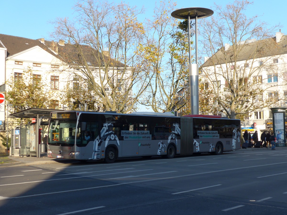 (157'245) - ASEAG Aachen - Nr. 237/AC-L 163 - Mercedes am 21. November 2014 beim Hauptbahnhof Aachen