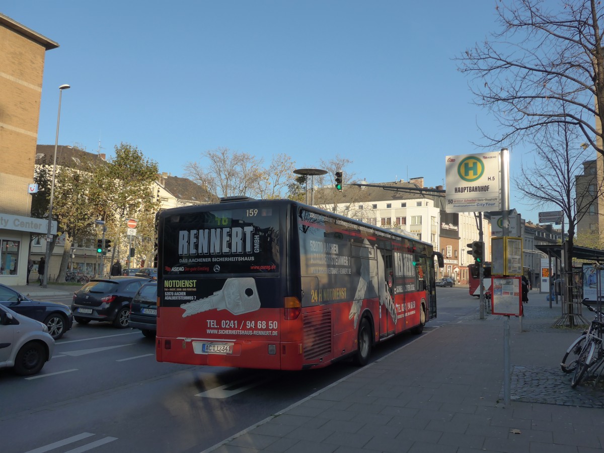 (157'247) - ASEAG Aachen - Nr. 159/AC-L 341 - Mercedes am 21. November 2014 beim Hauptbahnhof Aachen