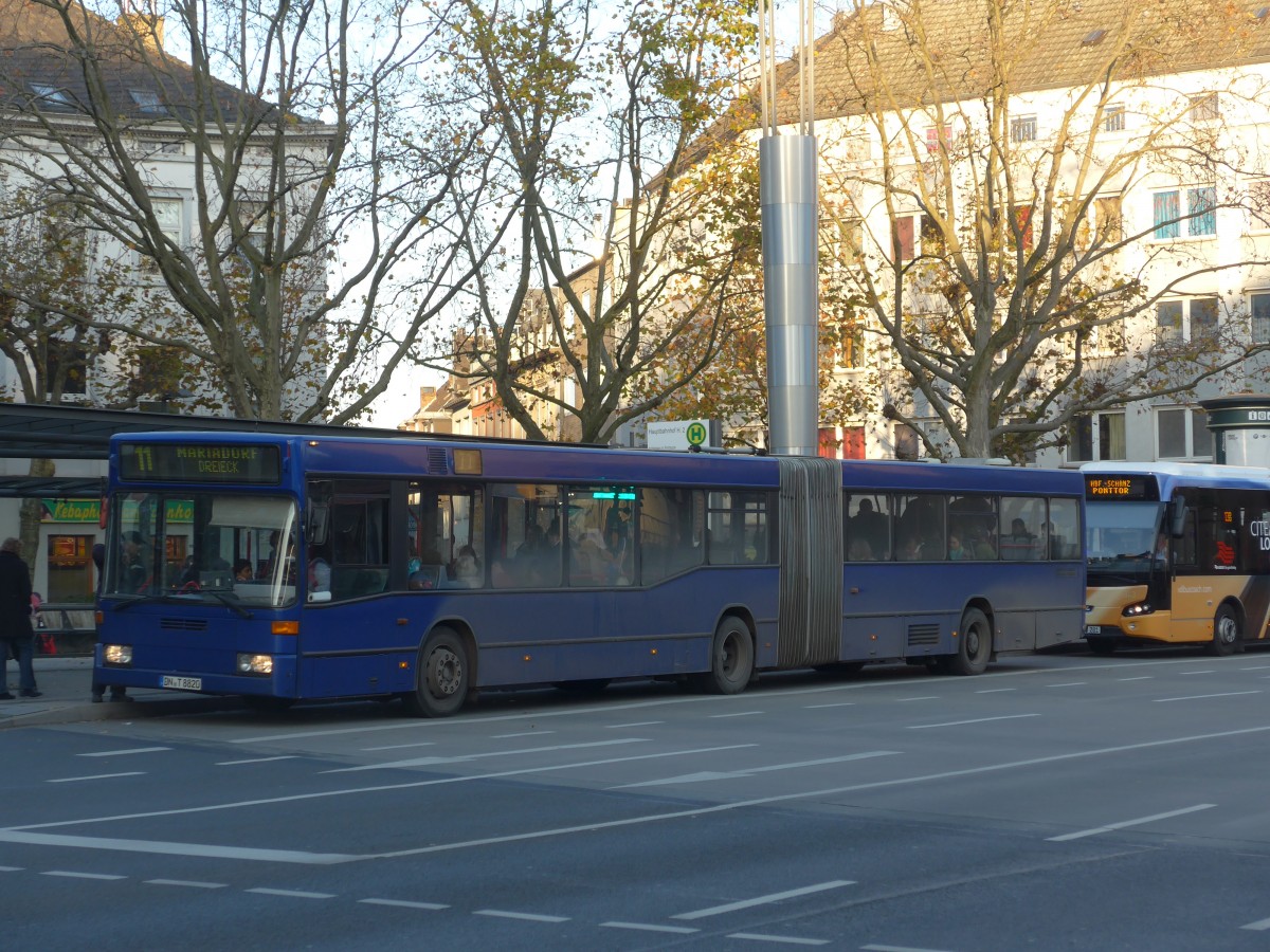 (157'271) - Tirtey, Titz-Rdingen - DN-T 8820 - Mercedes (ex ASEAG Aachen Nr. 860) am 21. November 2014 beim Hauptbahnhof Aachen