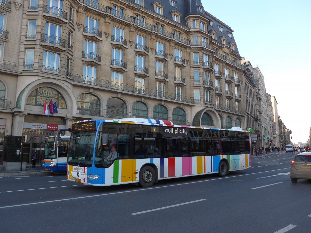 (157'392) - AVL Luxembourg - Nr. 283/DU 9534 - Mercedes am 22. November 2014 beim Bahnhof Luxembourg