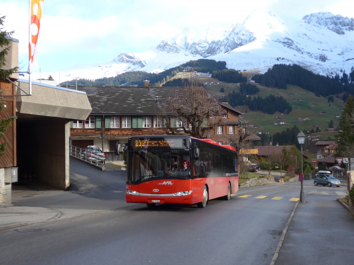 (157'844) - AFA Adelboden - Nr. 91/BE 26'704 - Solaris am 20. Dezember 2014 in Adelboden, Landstrasse