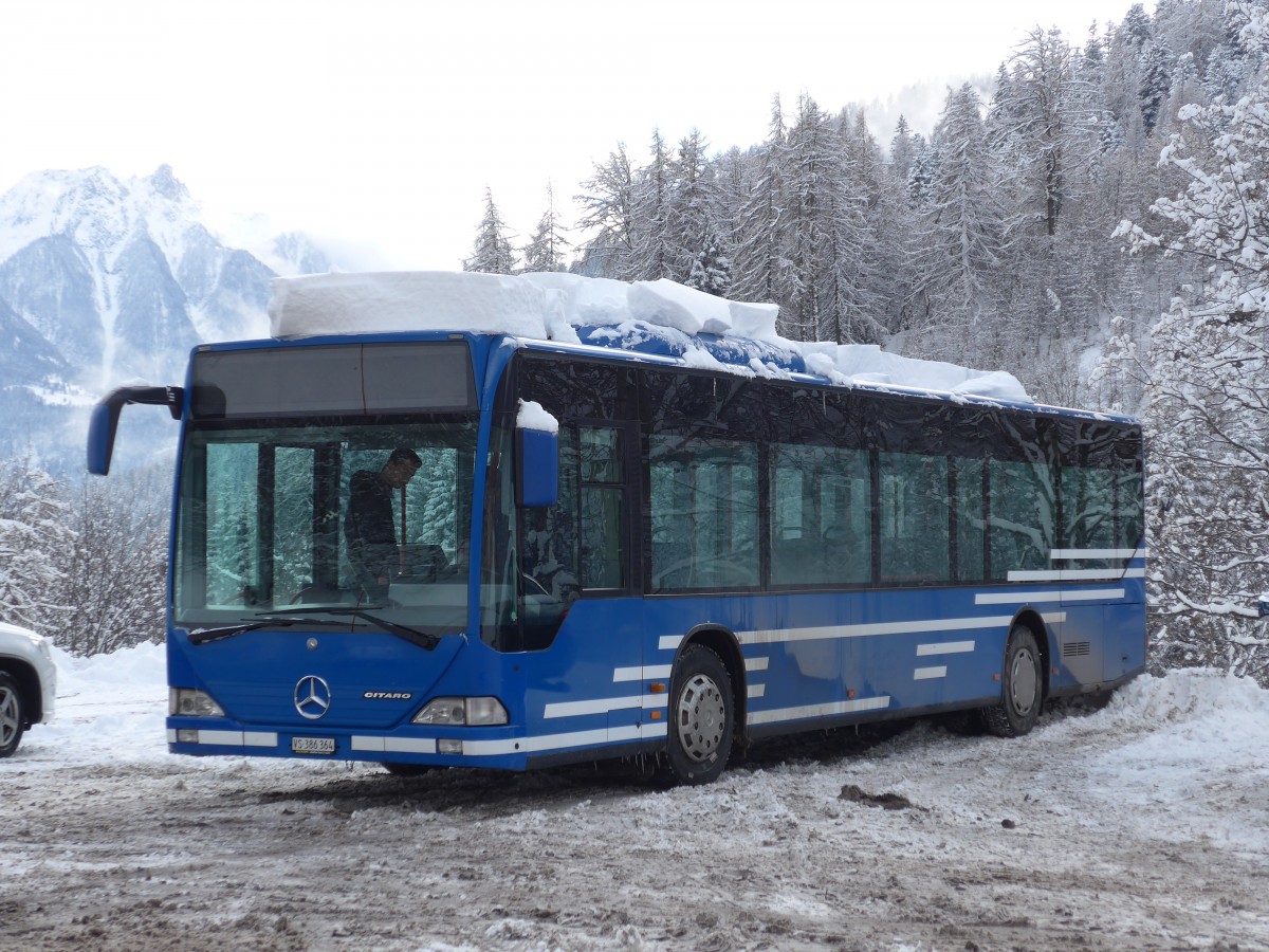 (157'994) - Buchard, Leytron - VS 386'364 - Mercedes (ex AFA Adelboden Nr. 91; ex AFA Adelboden Nr. 2) am 28. Dezember 2014 in Ovronnaz, Lui Teise