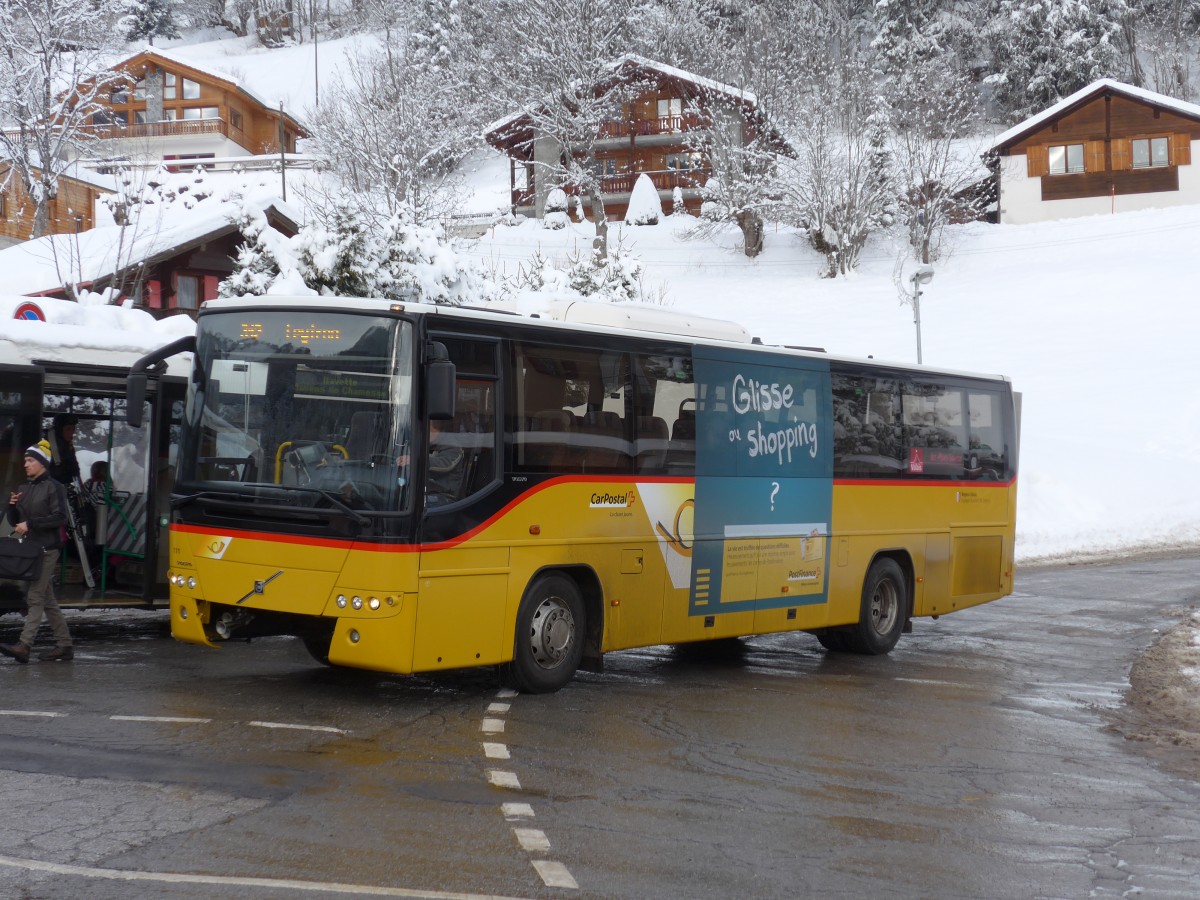 (158'000) - Buchard, Leytron - Nr. 111/VS 181'090 - Volvo am 28. Dezember 2014 in Ovronnaz, La Croise