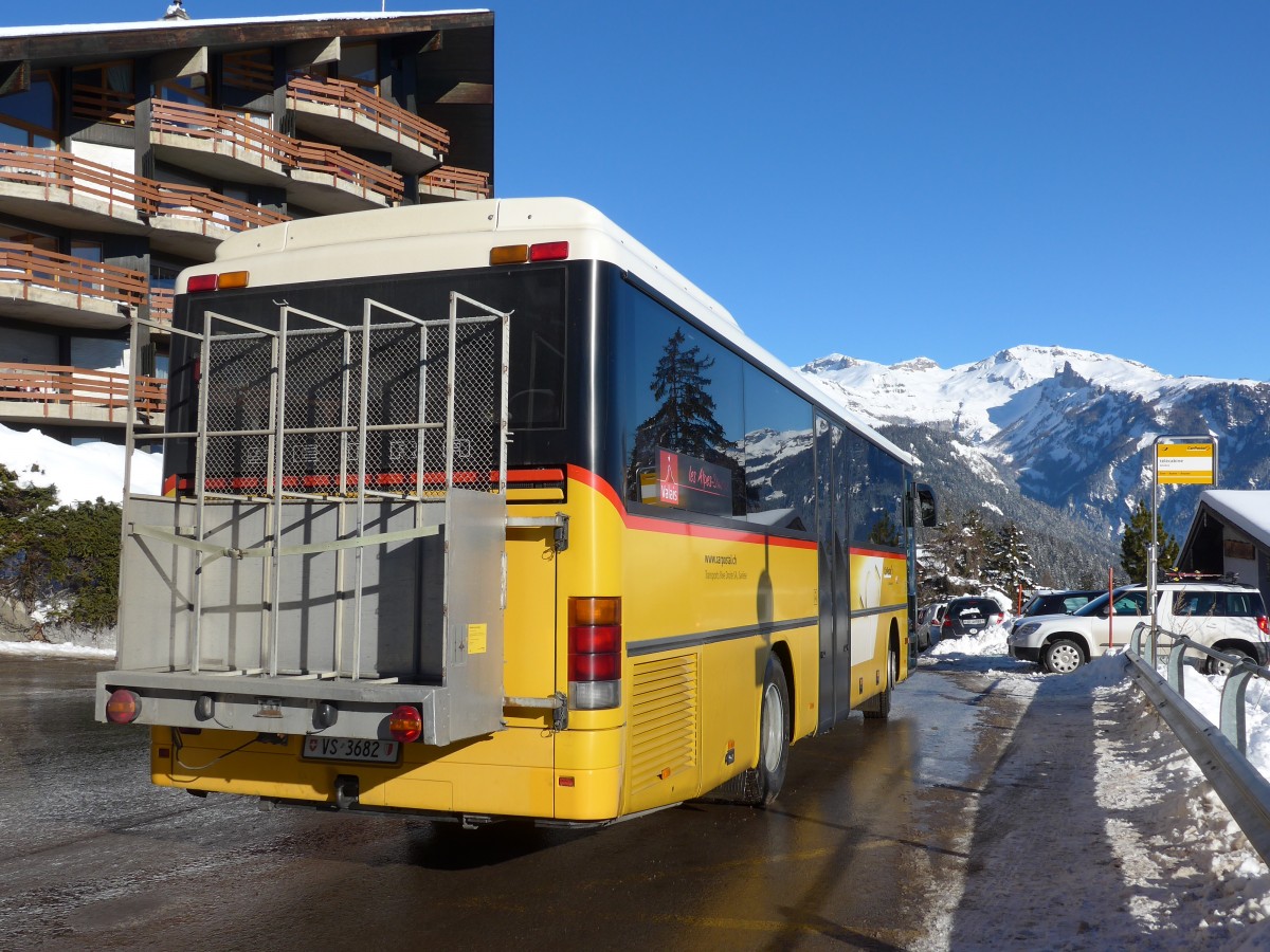 (158'059) - TRD, Savise - VS 3682 - Setra (ex Dubuis, Savise) am 1. Januar 2015 in Anzre, Tlcabine