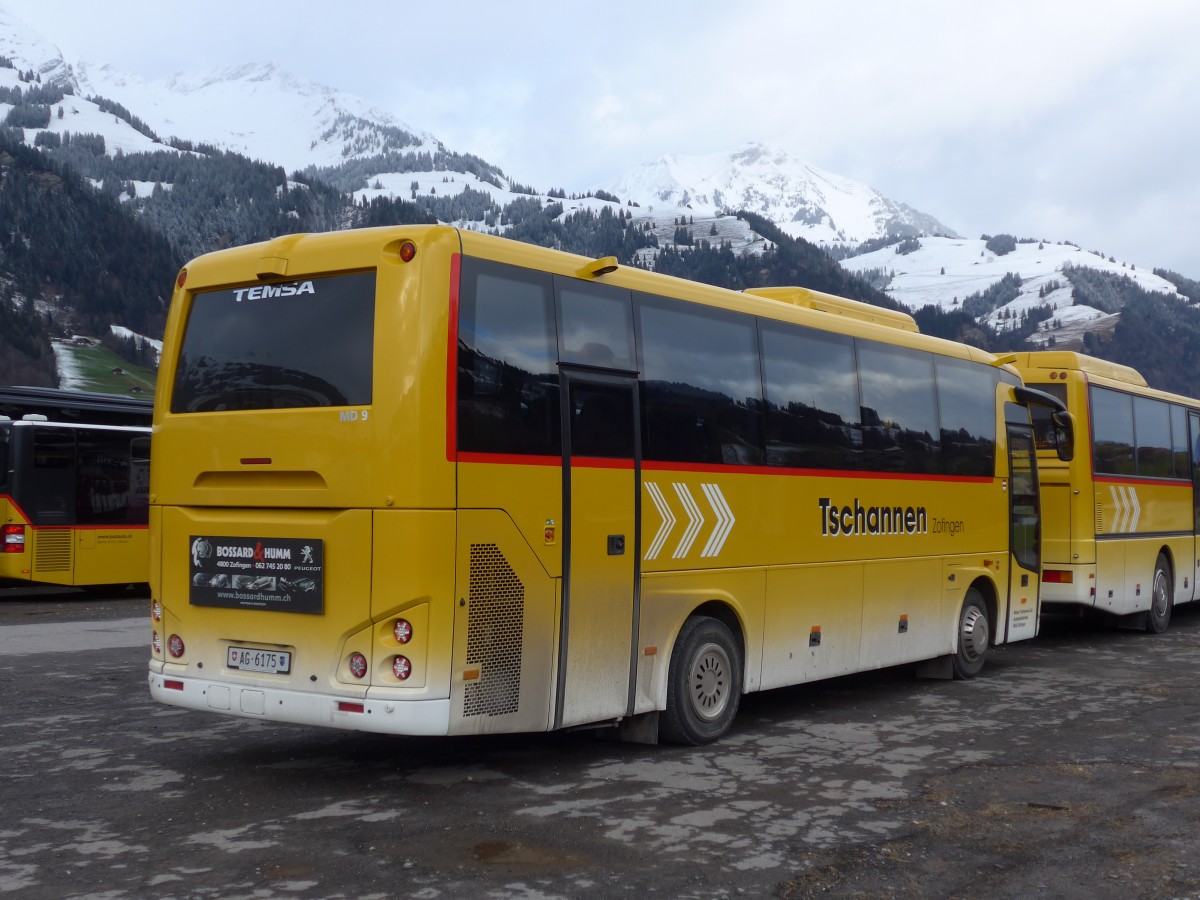 (158'352) - Tschannen, Zofingen - Nr. 17/AG 6175 - Temsa am 11. Januar 2015 in Frutigen, Flugplatz