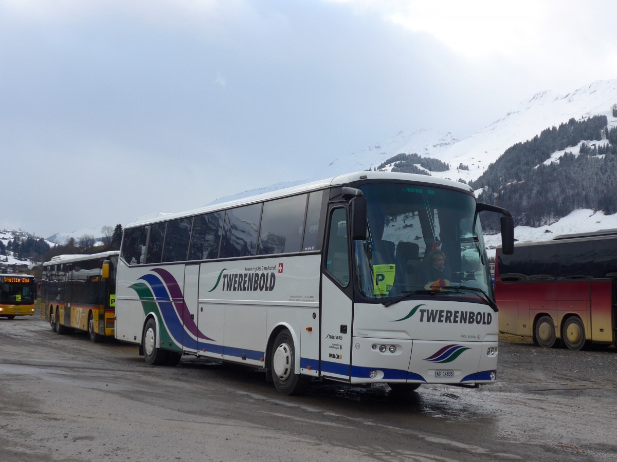 (158'368) - Twerenbold, Baden - Nr. 29/AG 14'835 - Bova am 11. Januar 2015 in Frutigen, Flugplatz