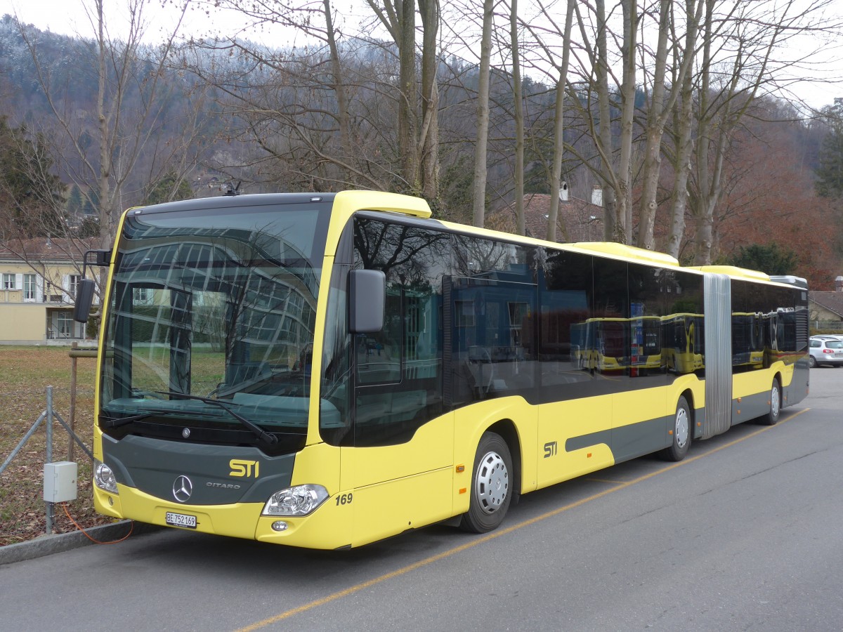 (158'450) - STI Thun - Nr. 169/BE 752'169 - Mercedes am 19. Januar 2015 bei der Schifflndte Thun