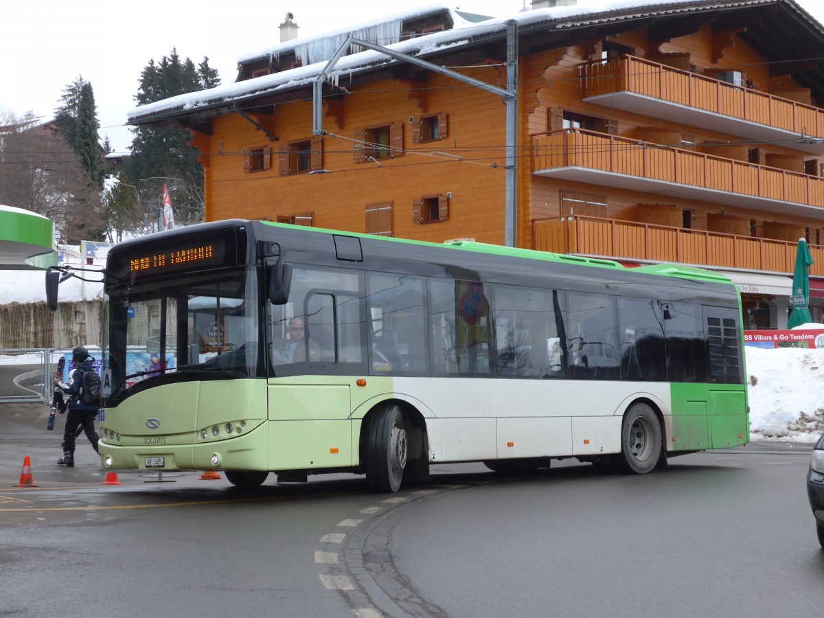 (158'759) - TPC Aigle - VD 1425 - Solaris am 15. Februar 2015 beim Bahnhof Villars-sur-Ollon