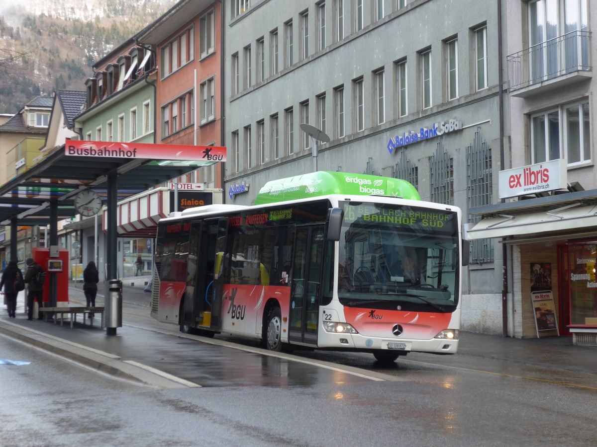 (158'996) - BGU Grenchen - Nr. 22/SO 108'872 - Mercedes am 2. Mrz 2015 in Grenchen, Postplatz