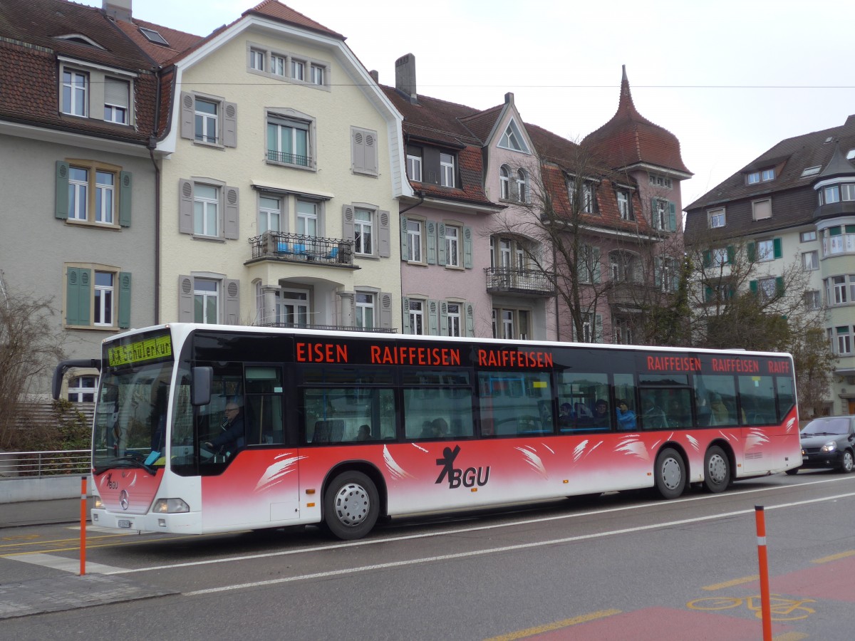 (159'006) - BGU Grenchen - Nr. 15/SO 109'495 - Mercedes am 2. Mrz 2015 beim Hauptbahnhof Solothurn