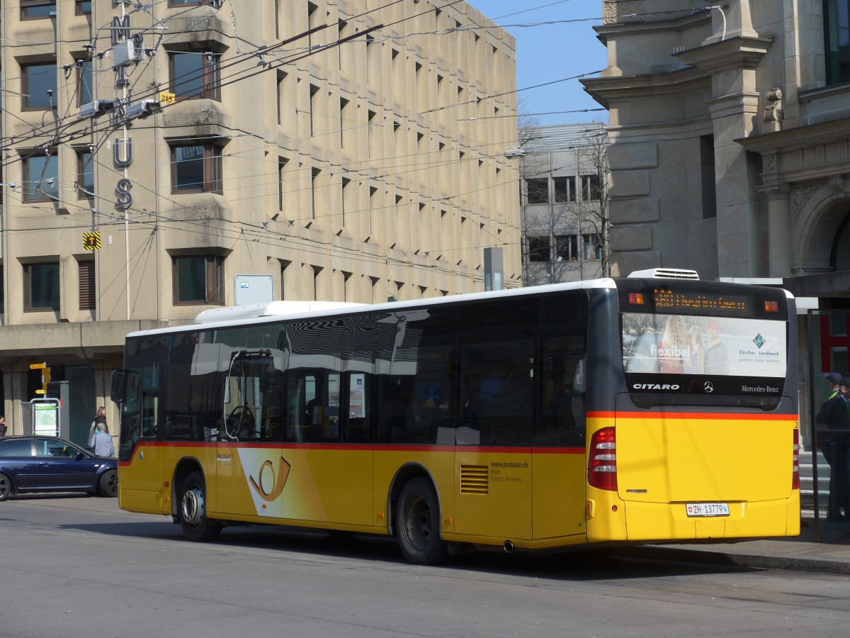 (159'430) - Steiger, Schlatt - Nr. 267/ZH 13'779 - Mercedes am 19. Mrz 2015 beim Hauptbahnhof Winterthur