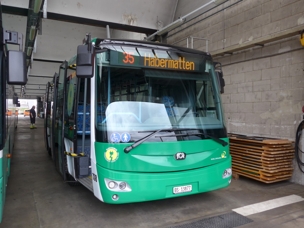 (159'875) - BVB Basel - Nr. 738/BS 13'877 - SOR am 11. April 2015 in Basel, Garage Rankstrasse