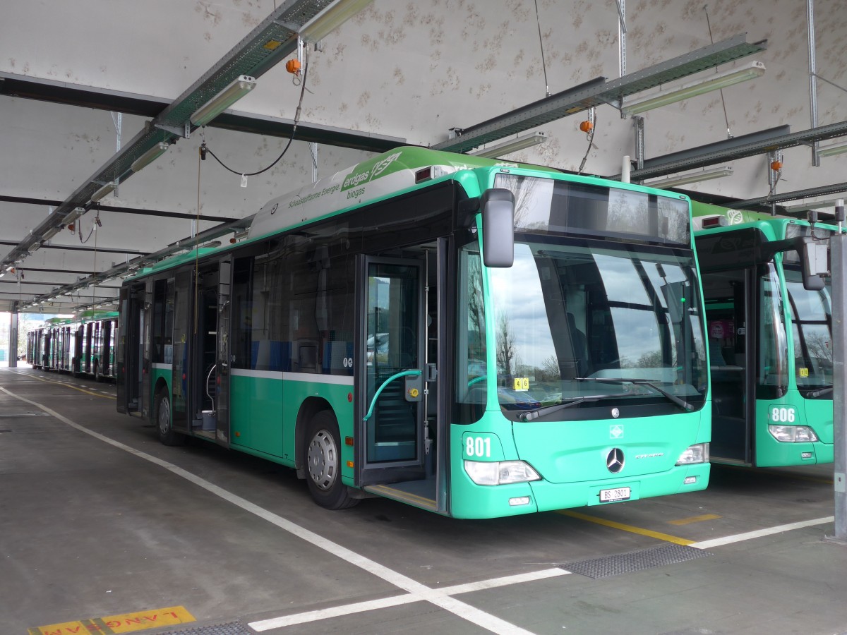 (159'880) - BVB Basel - Nr. 801/BS 2801 - Mercedes am 11. April 2015 in Basel, Garage Rankstrasse