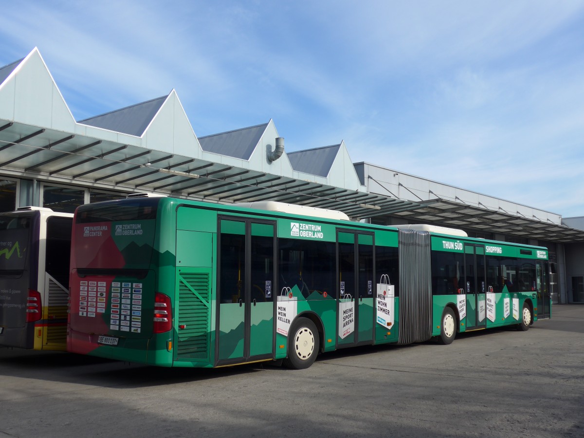 (159'905) - STI Thun - Nr. 137/BE 801'137 - Mercedes am 12. April 2015 in Thun, Garage