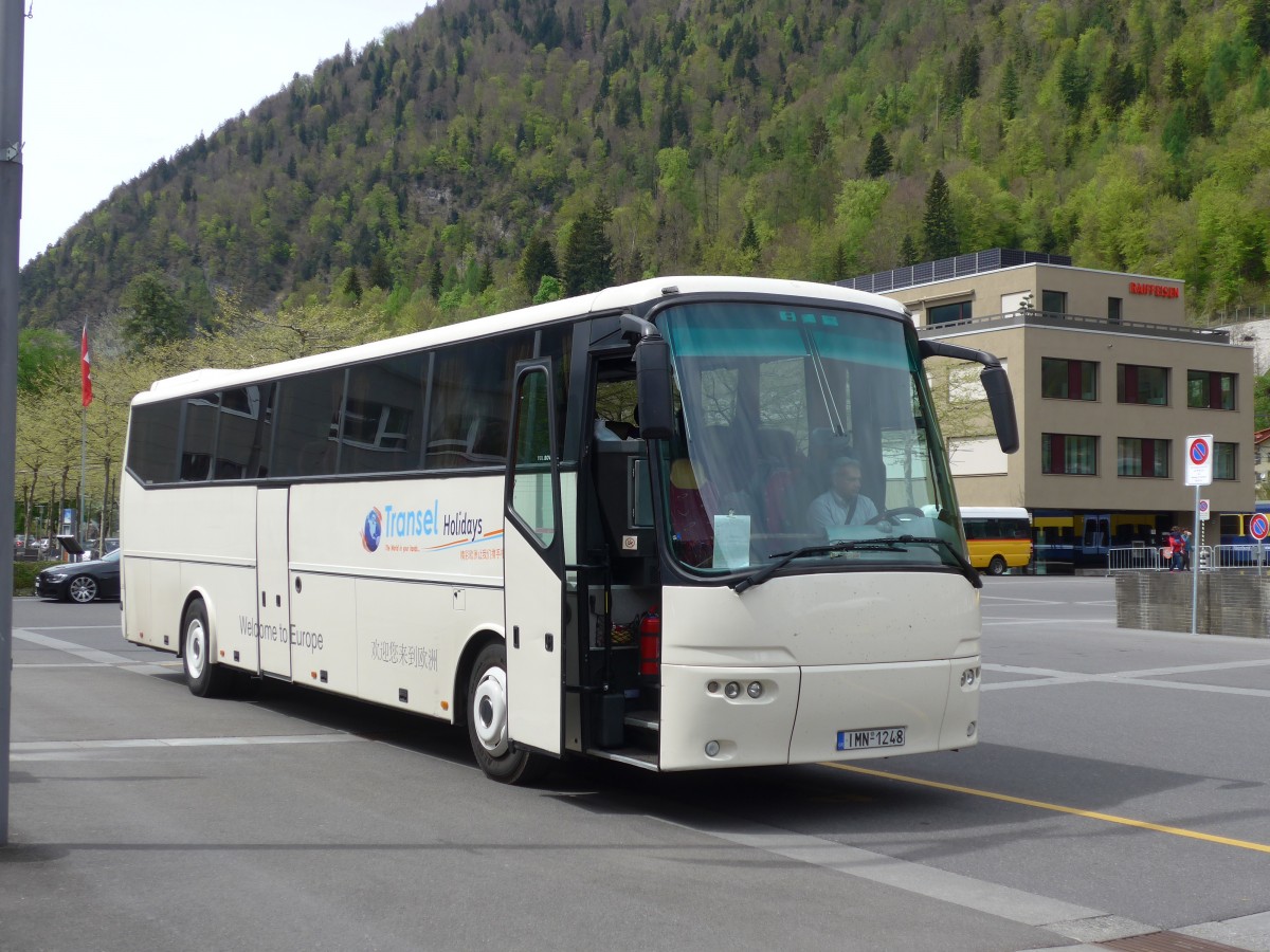 (160'077) - Aus Griechenland: Transel, Athen - IMN-1248 - Bova am 26. April 2015 beim Bahnhof Interlaken Ost