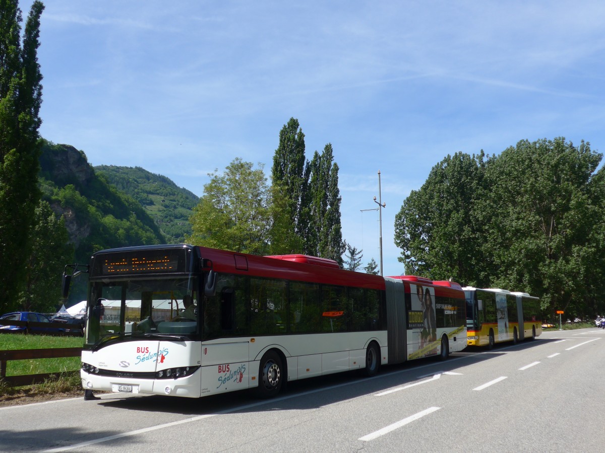 (160'375) - PostAuto Wallis - Nr. 62/VS 84'344 - Solaris am 10. Mai 2015 in Aproz, Praz-Bardy