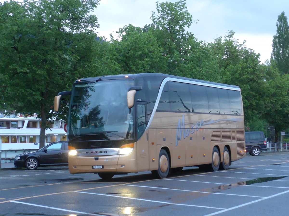 (160'524) - Moser, Teuffenthal - BE 5334 - Setra am 15. Mai 2015 in Thun, CarTerminal