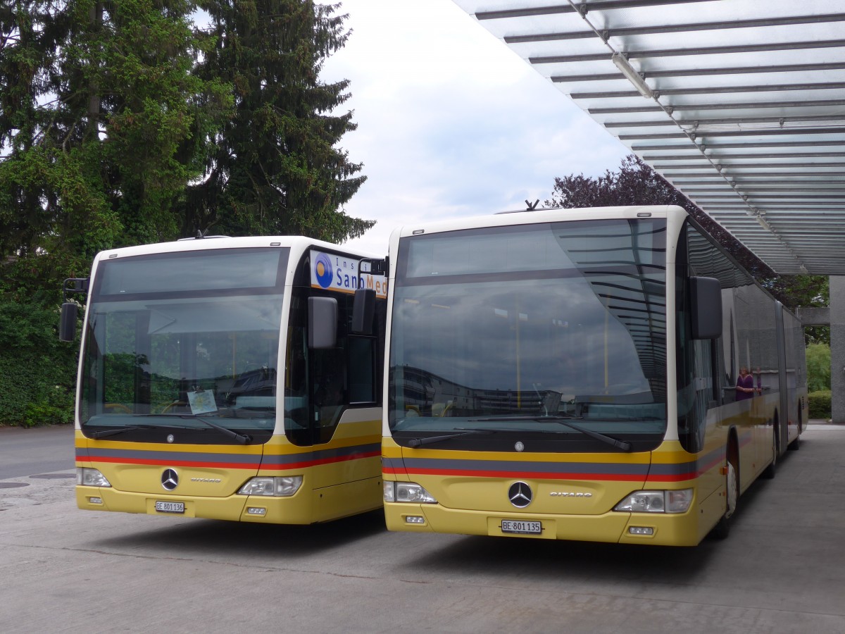 (160'963) - STI Thun - Nr. 135/BE 801'135 - Mercedes am 24. Mai 2015 in Thun, Garage