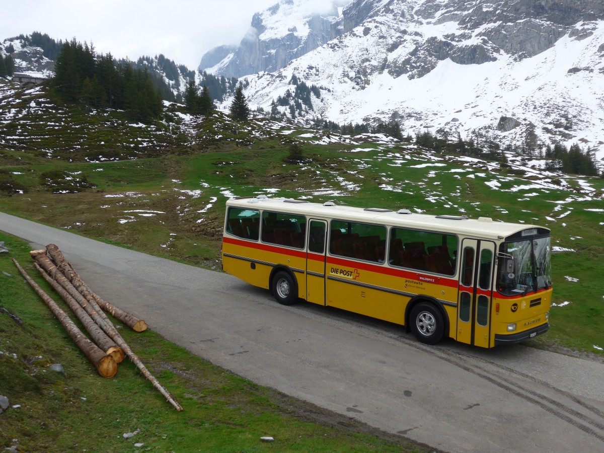 (161'012) - AVG Meiringen - Nr. 74/BE 607'481 - Saurer/R&J (ex PostAuto Berner Oberland; ex P 24'357) am 25. Mai 2015 in Grindelwald, Oberer Lauchbhl