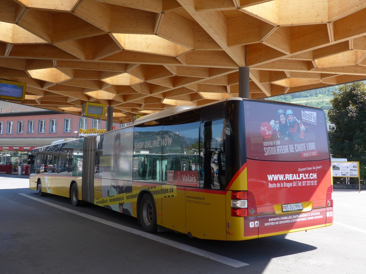 (161'173) - Buchard, Leytron - Nr. 159/VS 241'996 - MAN am 27. Mai 2015 beim Bahnhof Sion