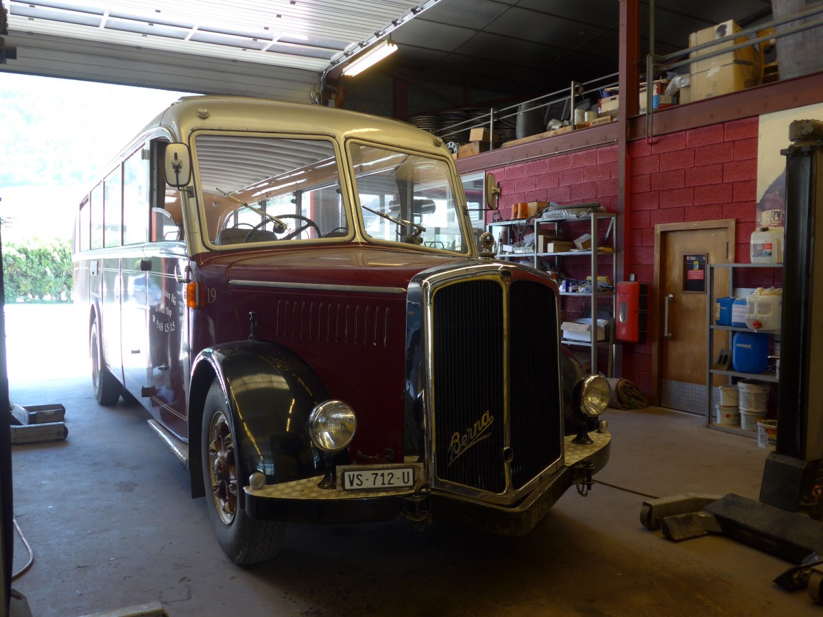 (161'184) - Zerzuben, Visp-Eyholz - Nr. 19/VS 712 U - Berna/Lauber am 27. Mai 2015 in Sion, Garage Lathion