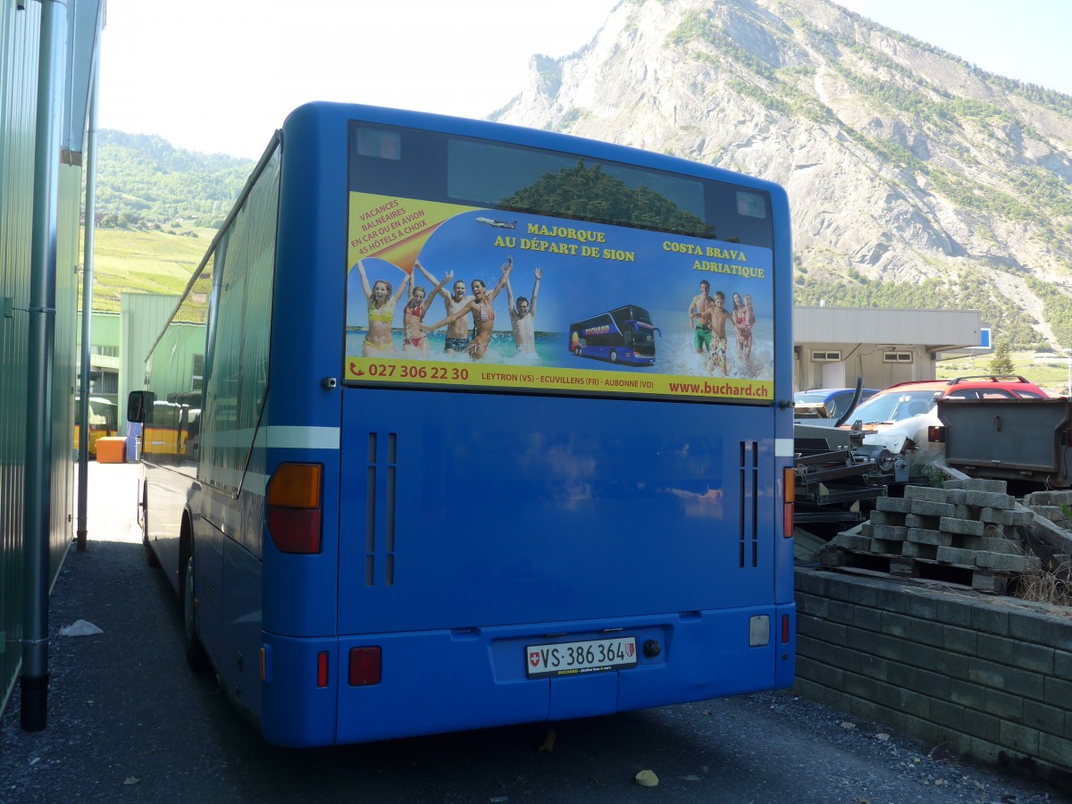 (161'203) - Buchard, Leytron - VS 386'364 - Mercedes (ex AFA Adelboden Nr. 91; ex AFA Adelboden Nr. 2) am 27. Mai 2015 in Leytron, Garage