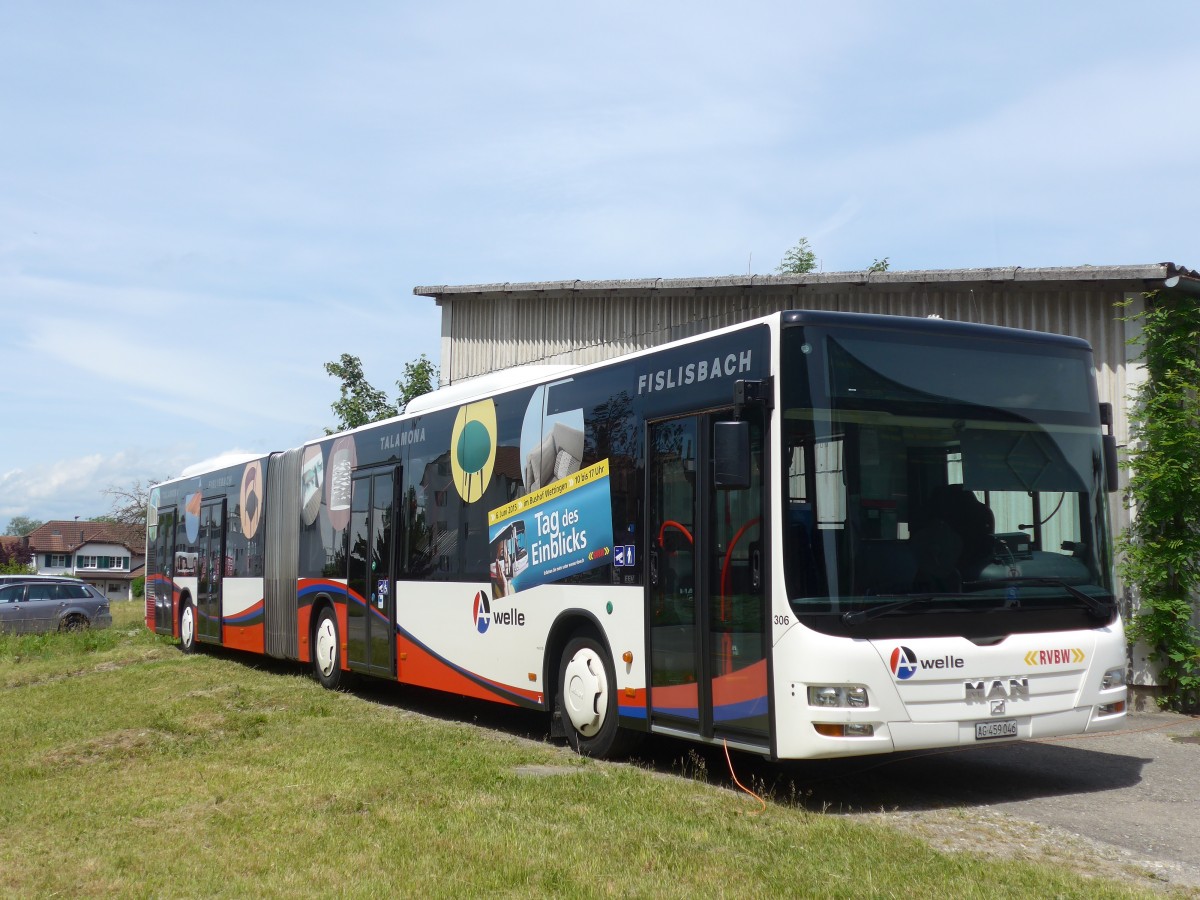 (161'583) - Twerenbold, Baden - Nr. 306/AG 459'046 - MAN am 31. Mai 2015 in Rtihof, Carterminal