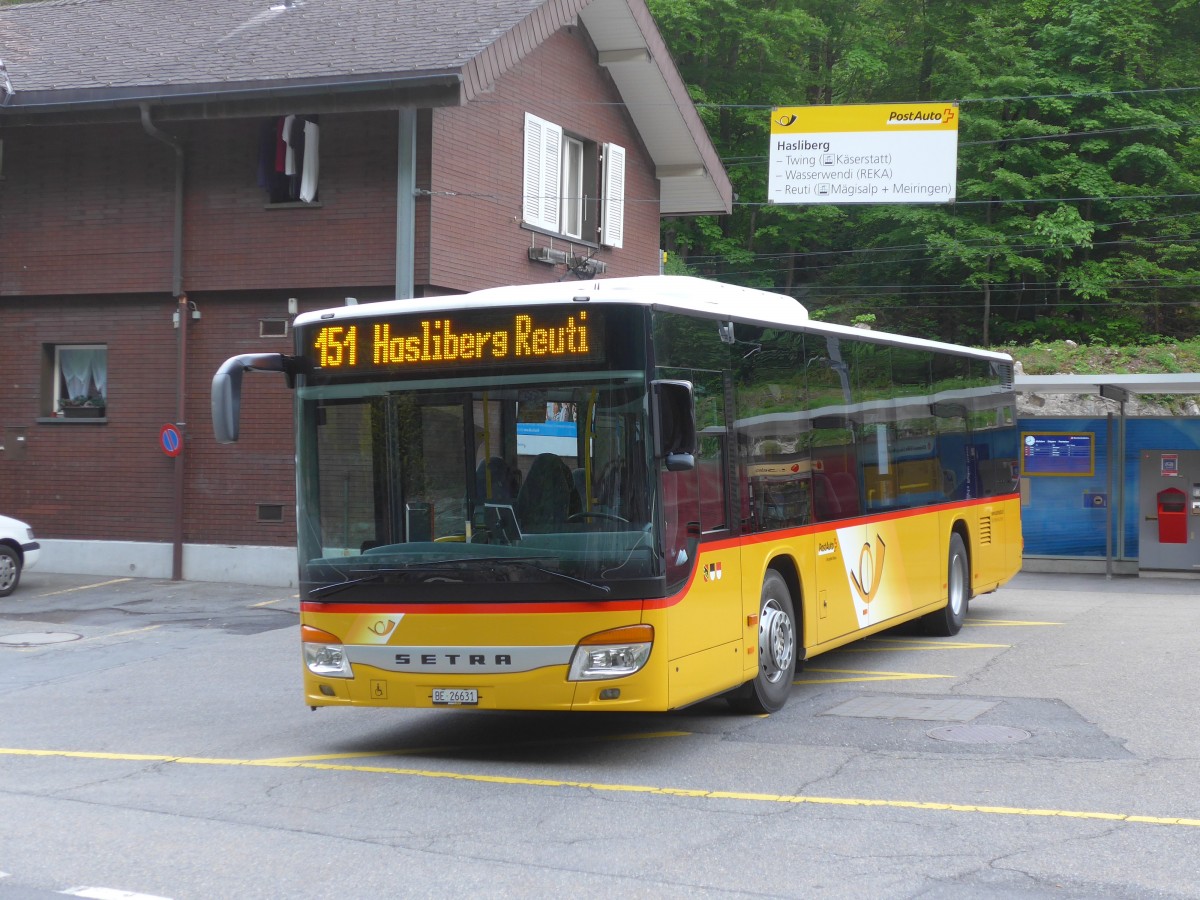 (161'695) - Flck, Brienz - Nr. 6/BE 26'631 - Setra am 31. Mai 2015 auf dem Brnigpass