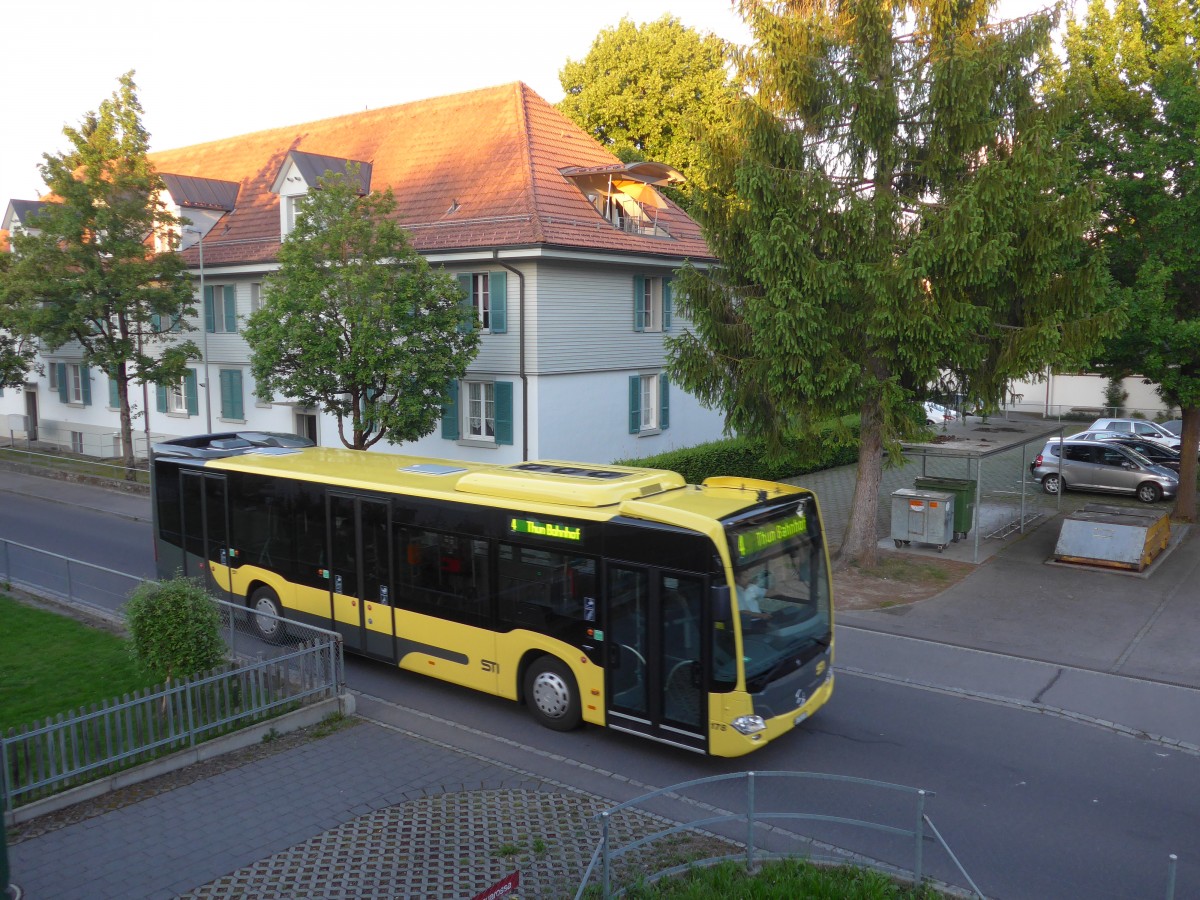 (161'711) - STI Thun - Nr. 178/BE 752'178 - Mercedes am 2. Juni 2015 in Thun-Lerchenfeld, Langestrasse