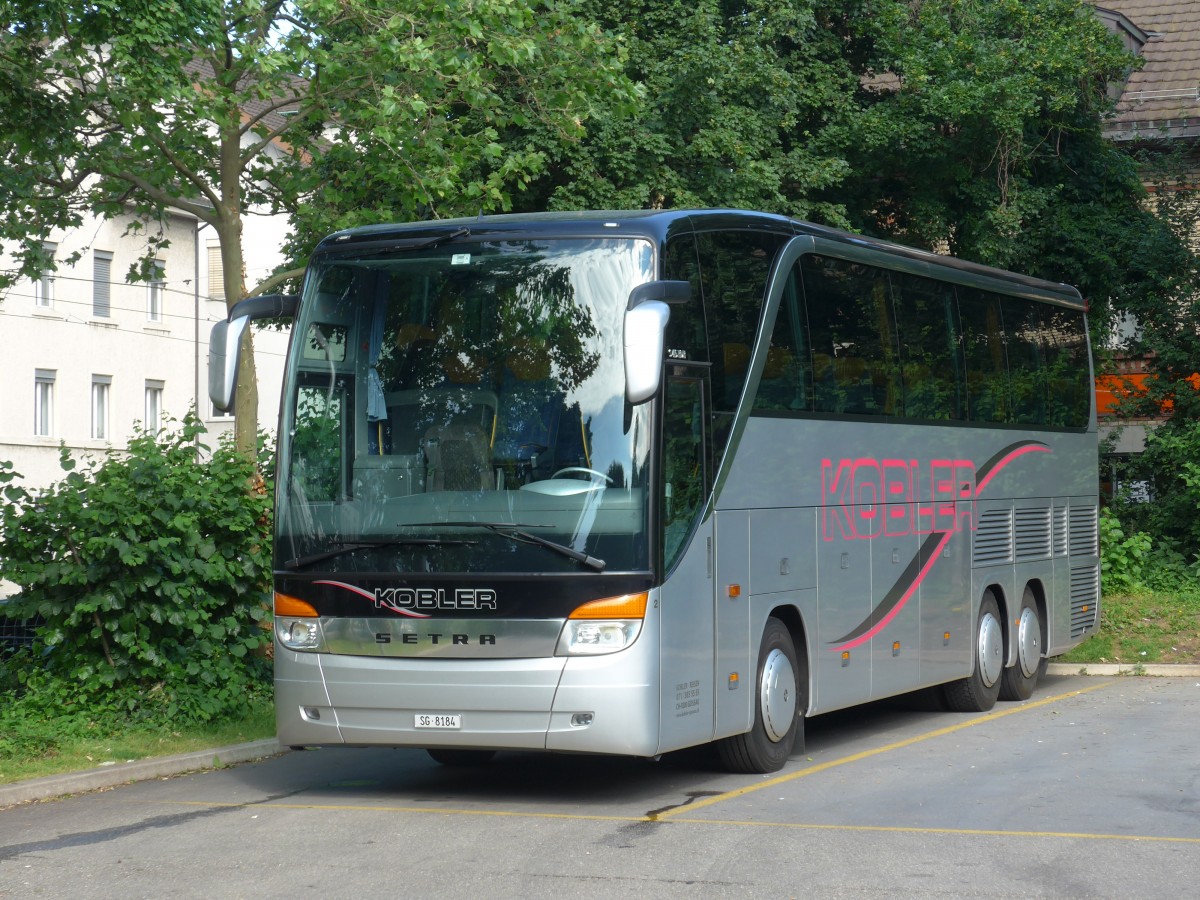 (161'747) - Kobler, Gossau - Nr. 2/SG 8184 - Setra am 6. Juni 2015 in Zrich, Sihlquai