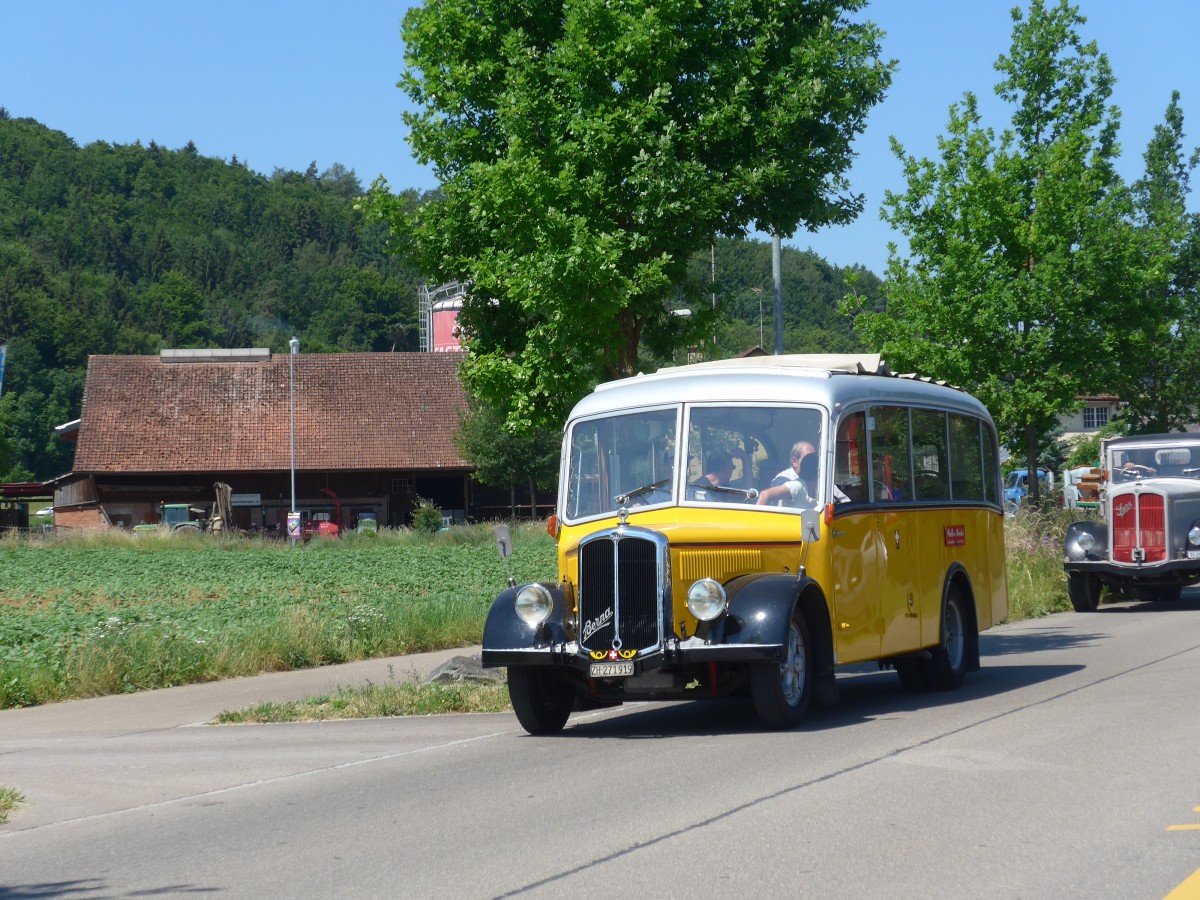 (161'879) - Hurter, Mnchaltdorf - ZH 271'919 - Berna/FHS (ex Volkart, Russikon; ex ASD Aigle; ex P 21'003) am 6. Juni 2015 in Thayngen, Saurertreffen