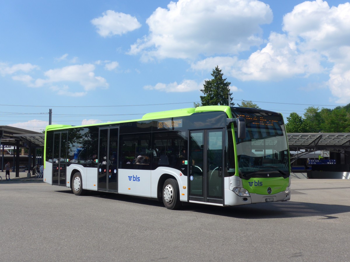 (161'941) - Busland, Burgdorf - Nr. 113/BE 755'113 - Mercedes am 6. Juni 2015 beim Bahnhof Burgdorf