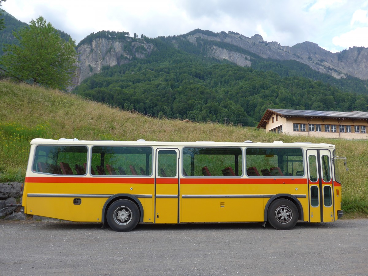 (162'063) - Ziegler, Pratteln - BL 76'492 - Saurer/Tscher (ex P 24'265) am 13. Juni 2015 in Brienz, Kirche