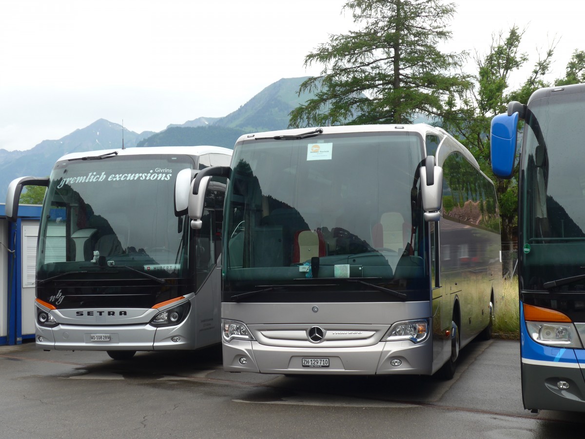 (162'108) - EvoBus, Kloten - ZH 129'710 - Mercedes am 14. Juni 2015 in Meiringen, Balm