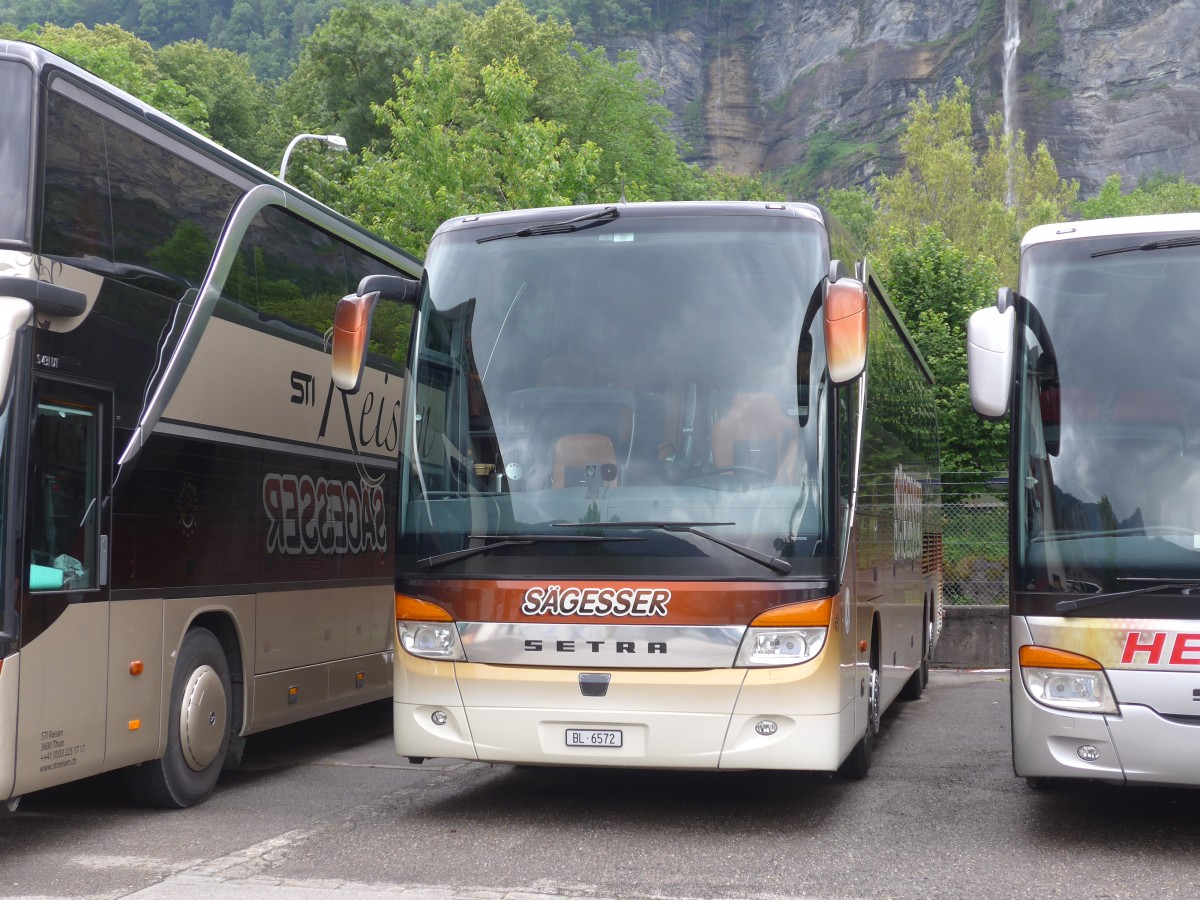 (162'373) - Sgesser, Wintersingen - Nr. 6/BL 6572 - Setra am 20. Juni 2015 in Meiringen, Balm