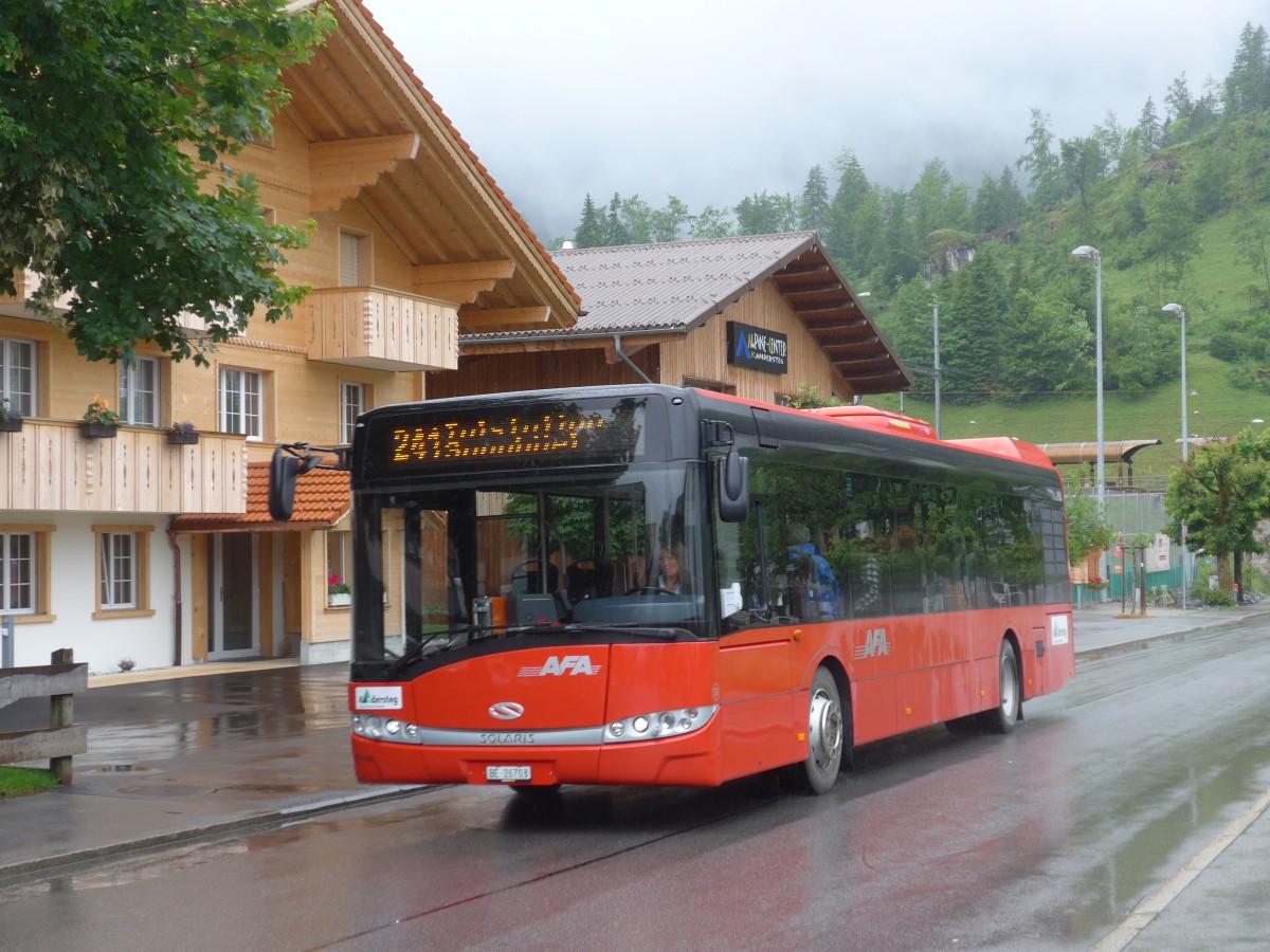 (162'477) - AFA Adelboden - Nr. 30/BE 26'703 - Solaris am 23. Juni 2015 in Kandersteg, Bahnhofstrasse