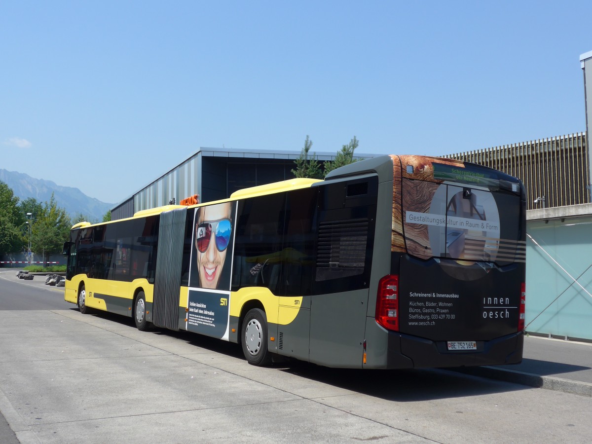 (162'914) - STI Thun - Nr. 165/BE 752'165 - Mercedes am 2. Juli 2015 in Thun, Zentrum Oberland