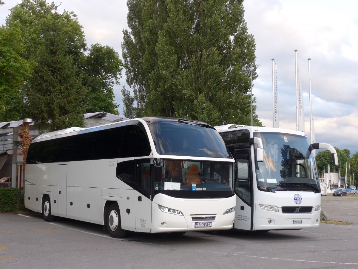 (163'127) - Aus Kroatien: Markulin bus, Rumin - ST 6558-B - Neoplan am 25. Juli 2015 in Thun, Lachenwiese