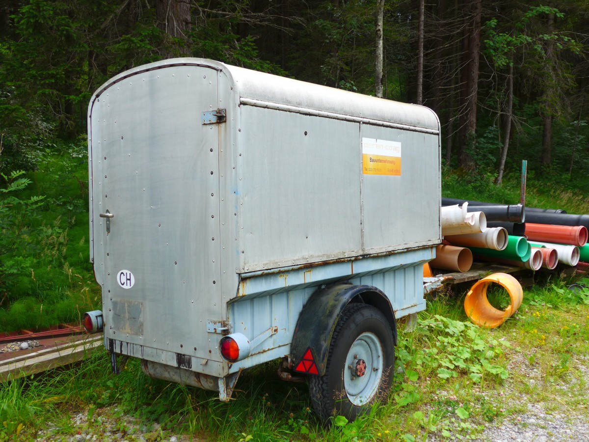 (163'163) - Pieren, Adelboden - Nr. 5 - Aebi Gepckanhnger (ex AFA Adelboden Nr. 5) am 26. Juli 2015 in Adelboden, Margeli