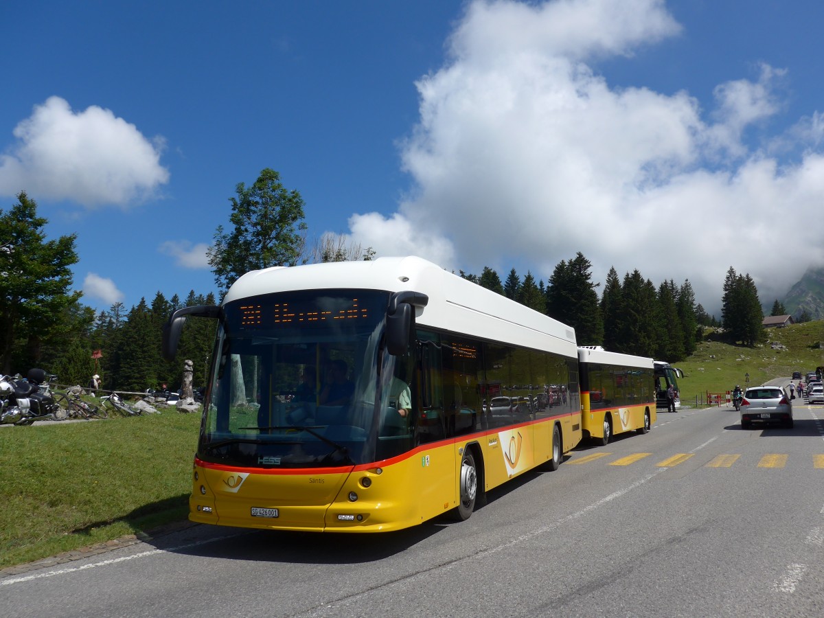 (163'265) - PostAuto Ostschweiz - SG 426'001 - Hess am 2. August 2015 in Schwgalp, Passhhe