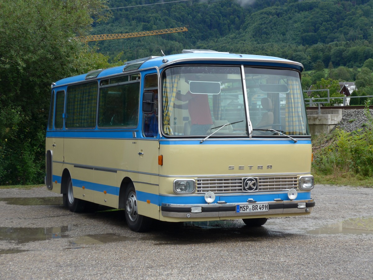 (163'514) - Aus Deutchland: Breiltgens, Karbach - MSP-BR 49H - Setra am 16. August 2015 in Schaan, Wohnbustreffen