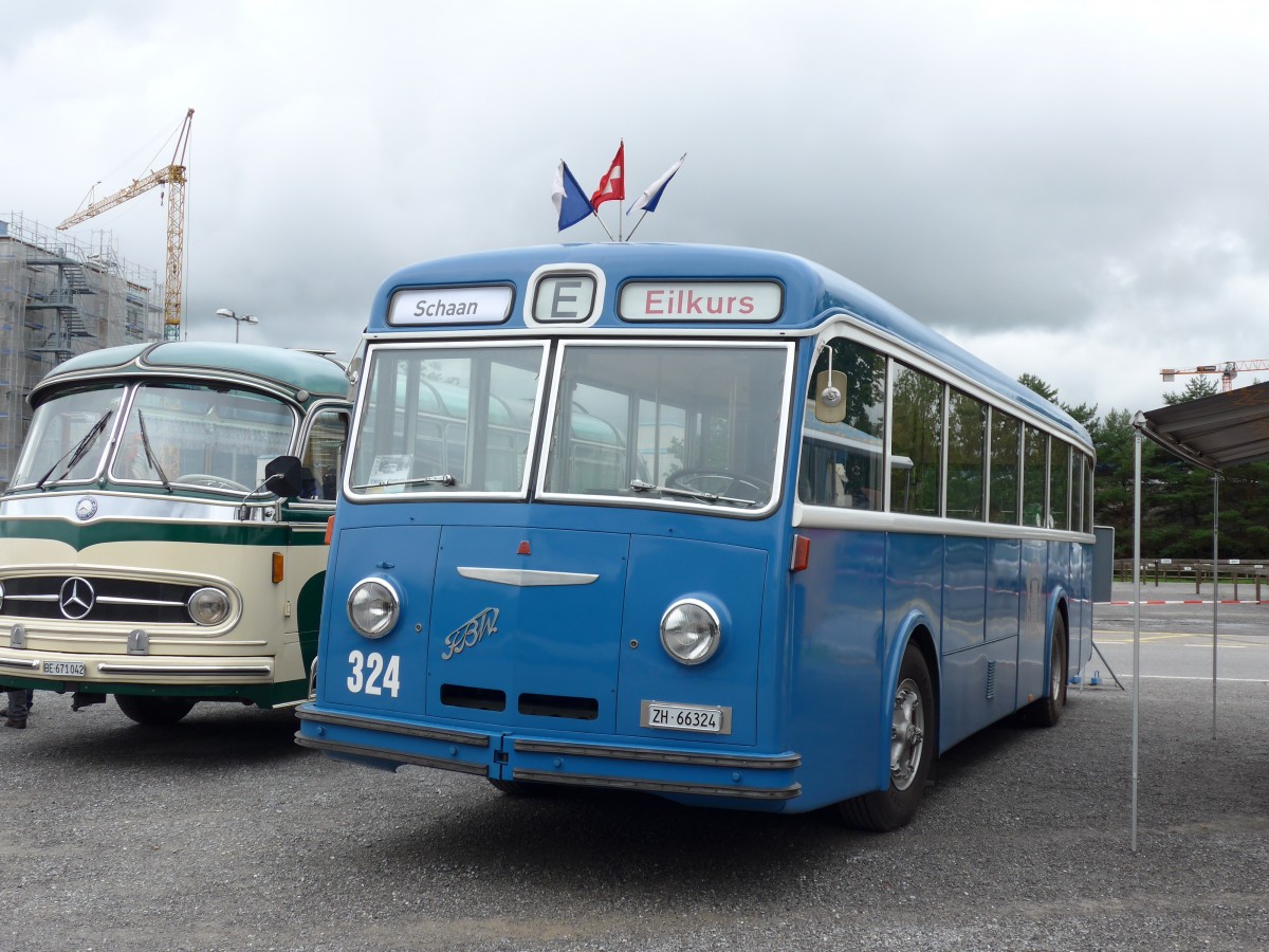 (163'544) - Aus der Schweiz: VBZ Zrich (TMZ) - Nr. 324/ZH 66'324 - FBW/Tscher (ex Privat; ex VBZ Zrich Nr. 324) am 16. August 2015 in Schaan, Wohnbustreffen