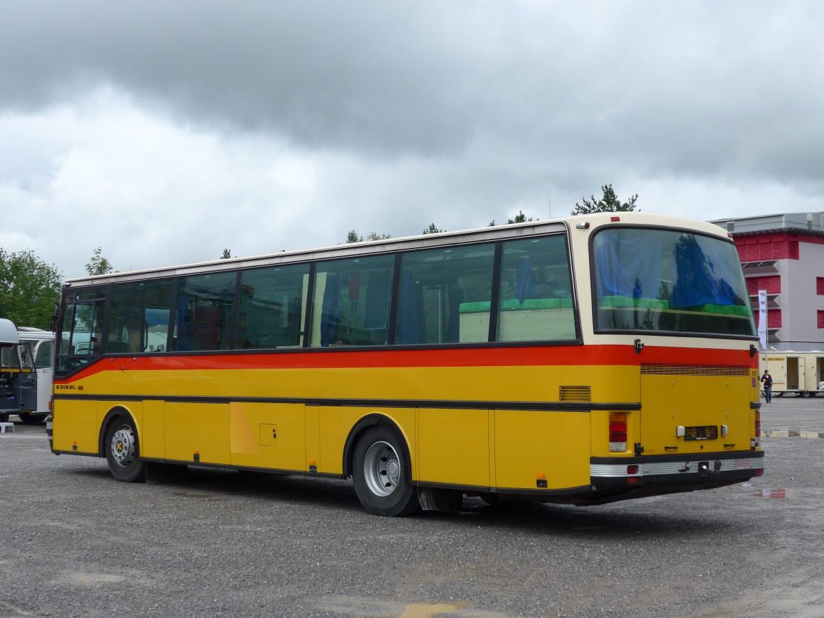 (163'584) - Aus der Schweiz: Vgeli, Hettenschwil - Nr. 516 - Setra (ex Rosy Viaggi, Stabio; ex AutoPostale Ticino Nr. 516; ex P 25'069) am 16. August 2015 in Schaan, Wohnbustreffen