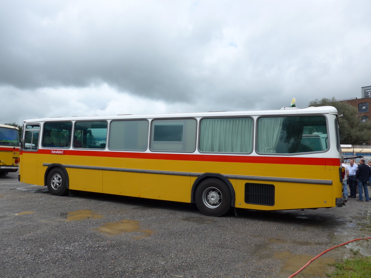 (163'585) - Aus der Schweiz: Gloor, Staufen - AG 6013 - Saurer/Hess (ex ALMAT, Tagelswangen; ex P 26'516) am 16. August 2015 in Schaan, Wohnbustreffen