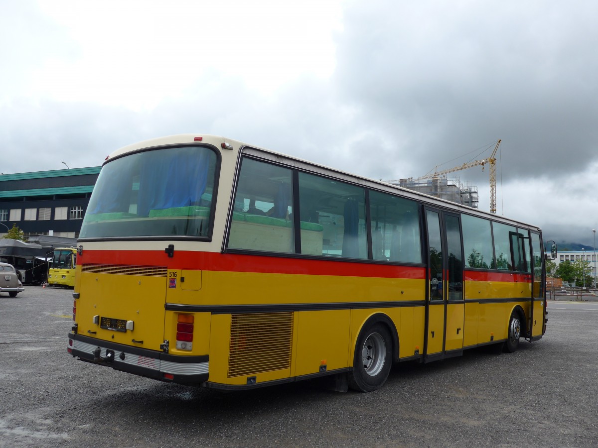 (163'587) - Aus der Schweiz: Vgeli, Hettenschwil - Nr. 516 - Setra (ex Rosy Viaggi, Stabio; ex AutoPostale Ticino Nr. 516; ex P 25'069) am 16. August 2015 in Schaan, Wohnbustreffen